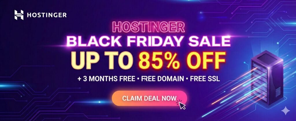Hostinger black Friday